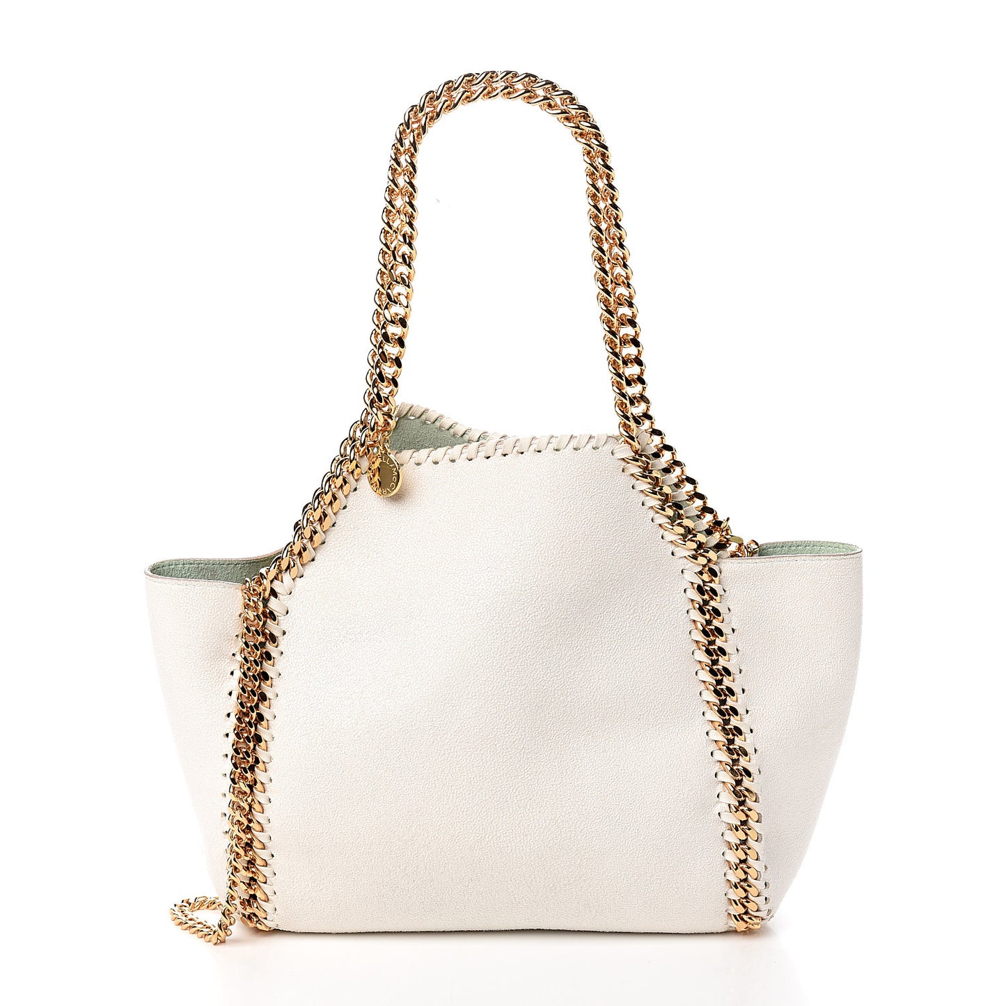 Shaggy Deer Falabella Reversible Mini Fold Over Tote Chalk