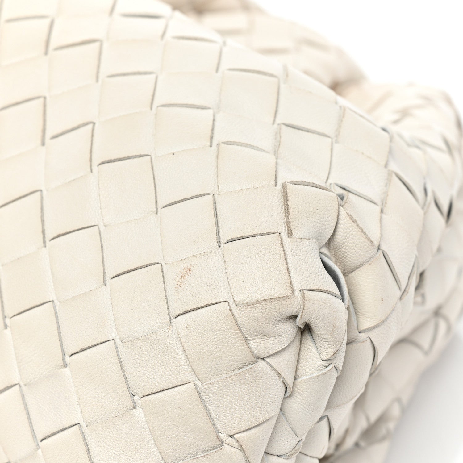 Bottega Veneta Nappa Maxi Intrecciato The Pouch Oversized Clutch Plaster 21 of 25