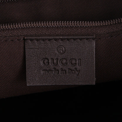 Gucci Monogram Large New Ladies Web Hobo Dark Brown 6 of 7