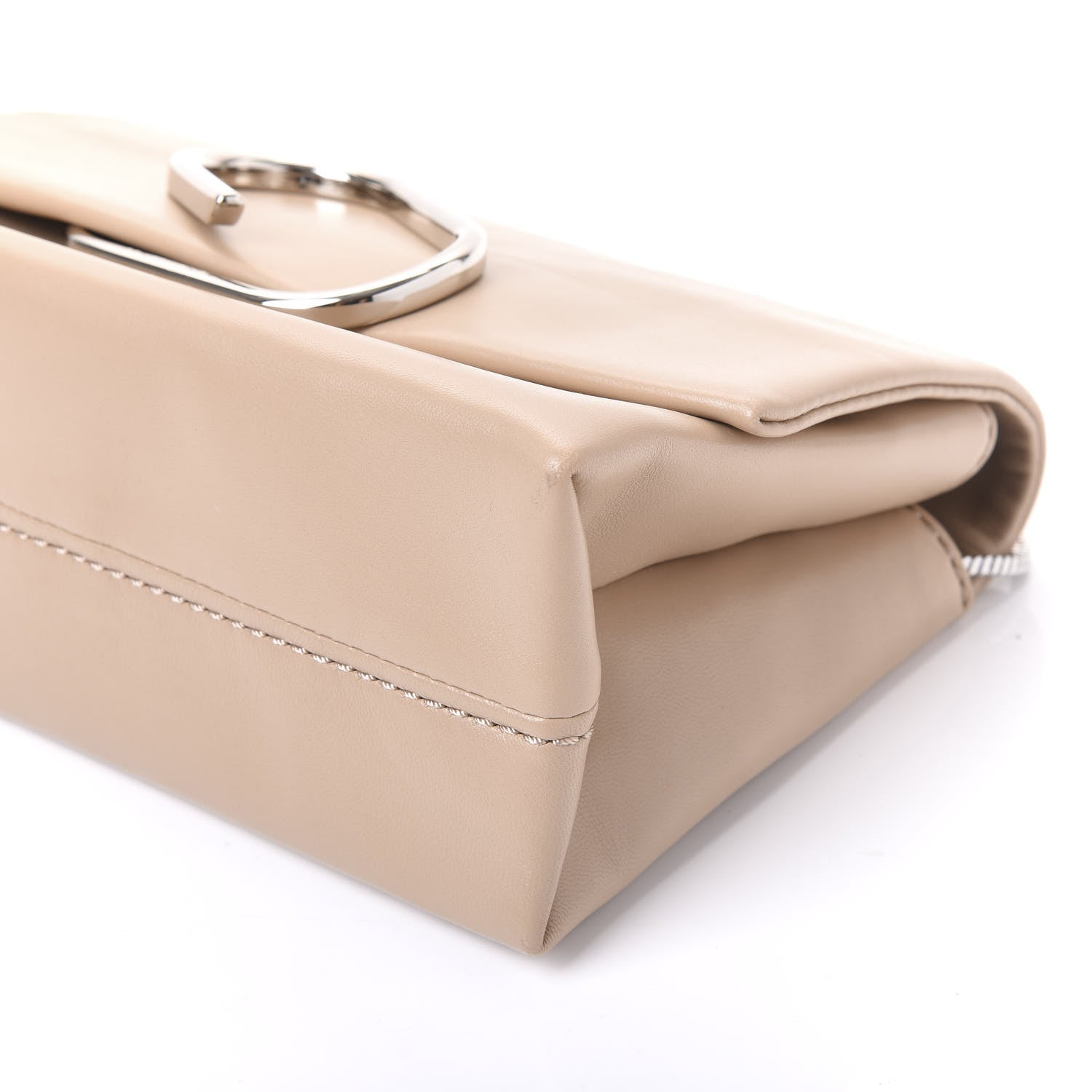 3.1 Phillip Lim 3.1 Calfskin Alix Soft Flap Clutch Fawn 6 of 12
