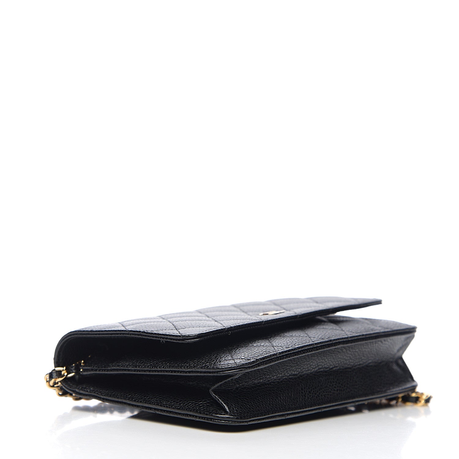 Chanel Caviar Quilted Wallet On Chain WOC Black 3 of 10