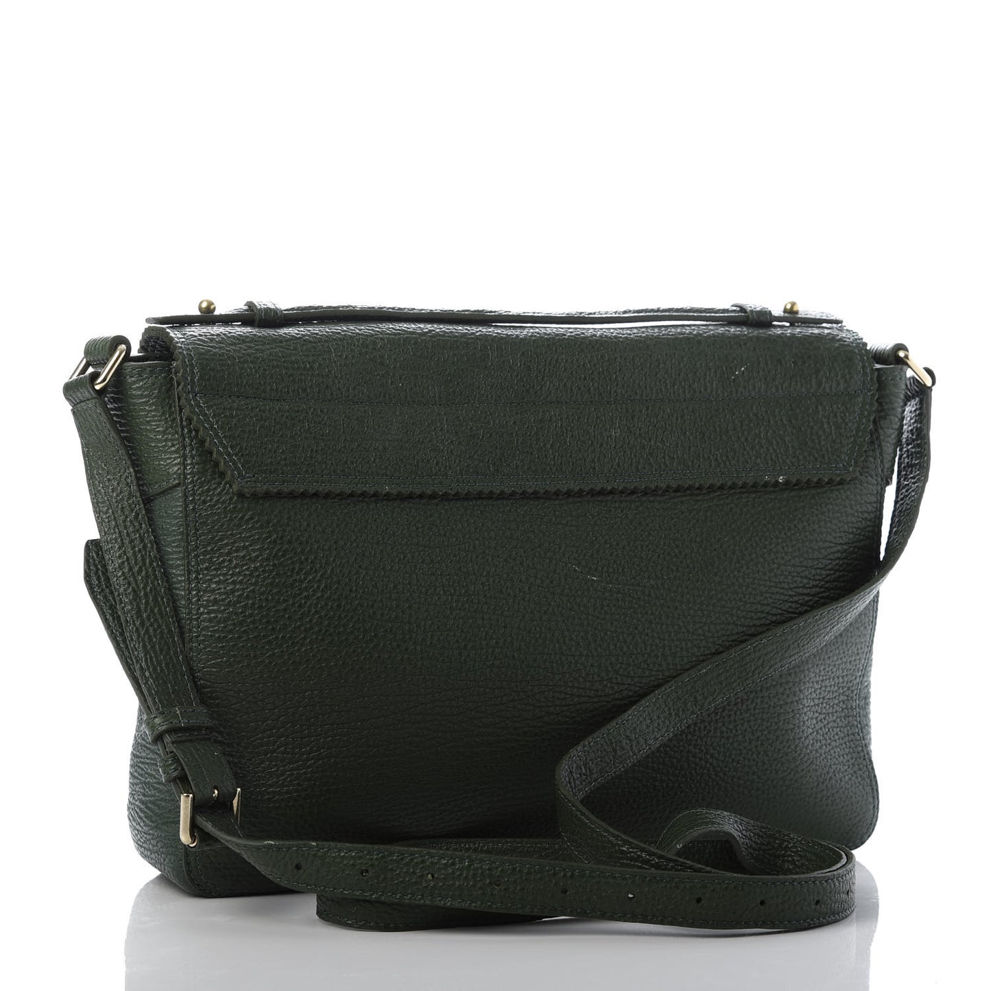 3.1 Shark Embossed Calfskin Pashli Messenger Jade