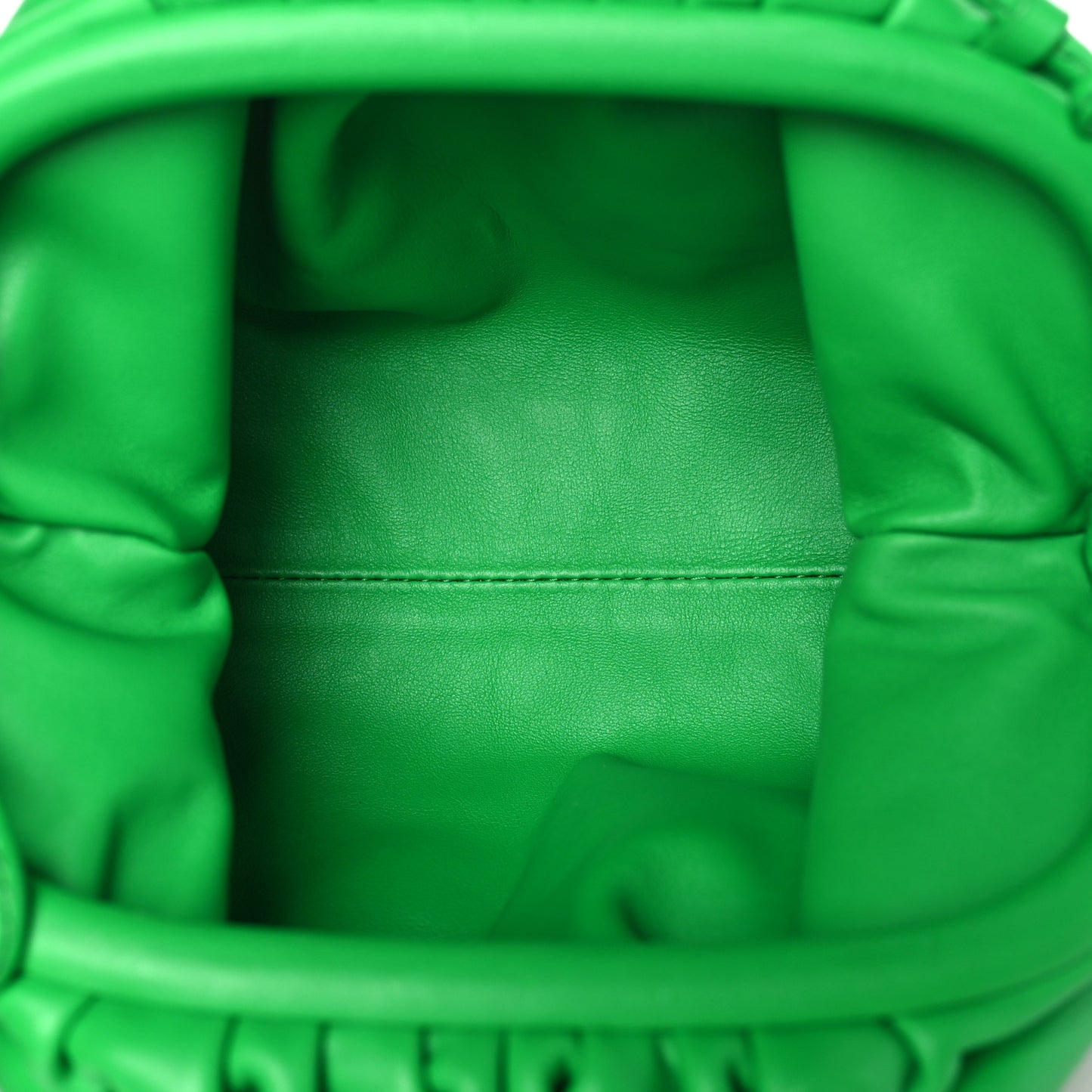 Butter Calfskin The Mini Pouch Parakeet