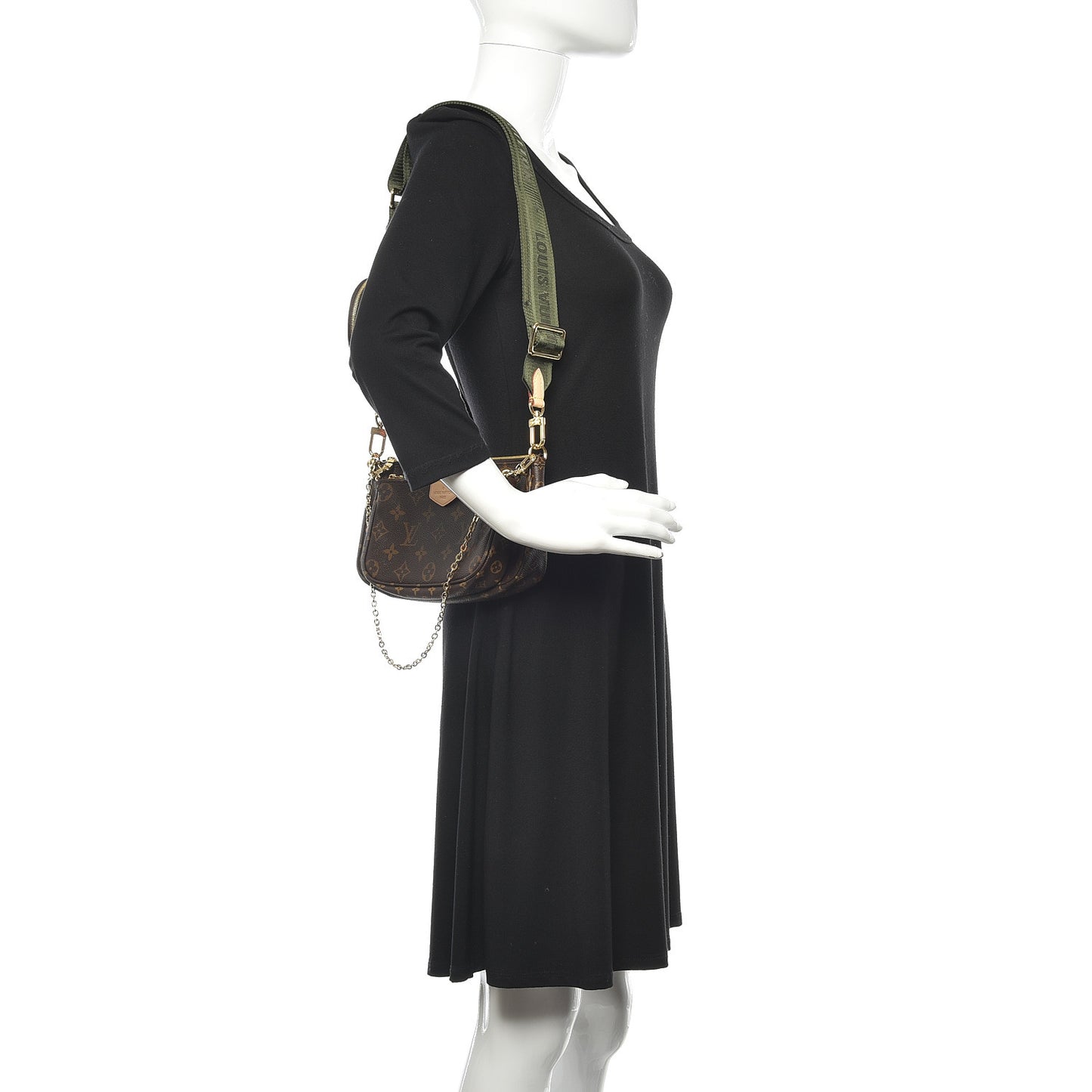 Monogram Multi Pochette Accessories Kaki