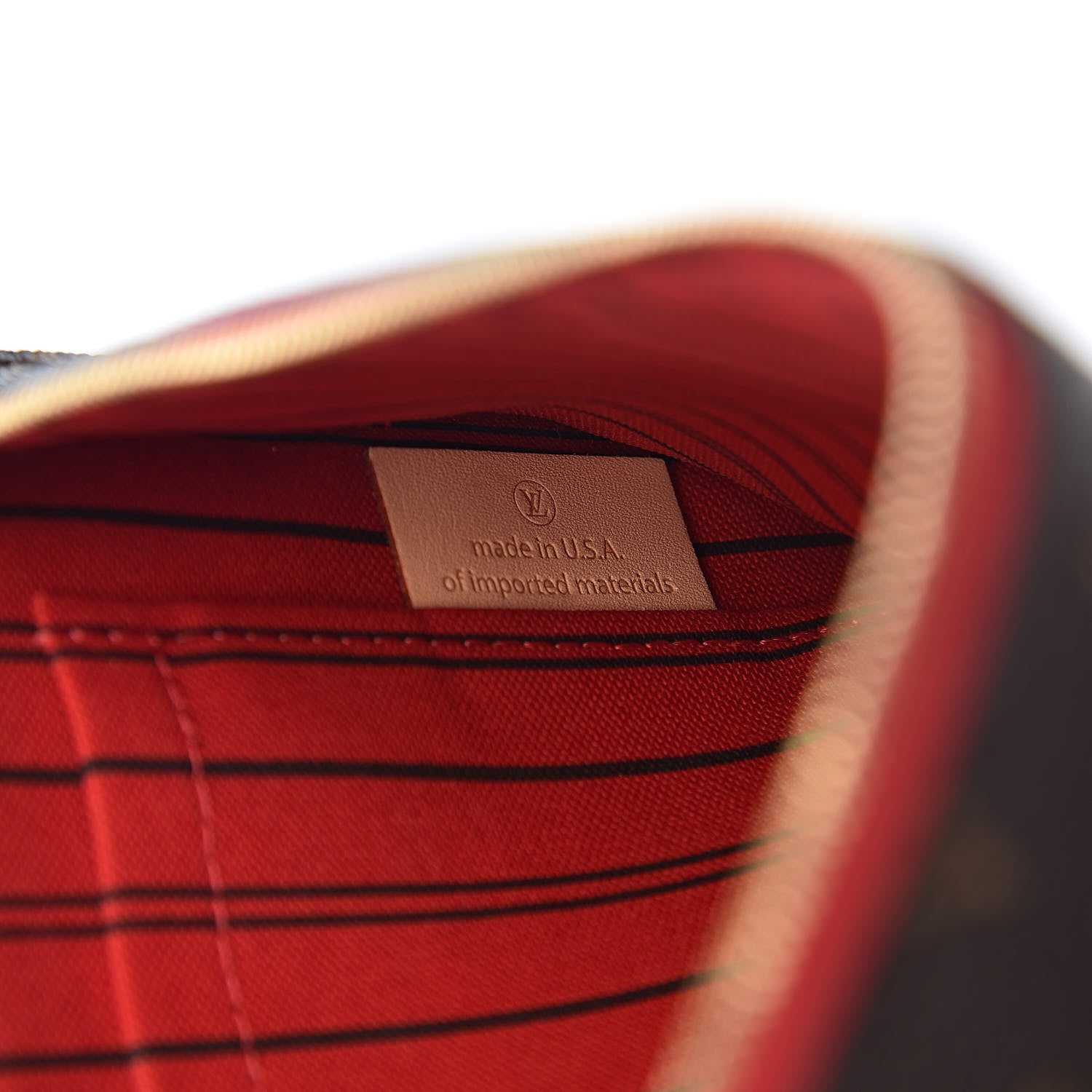 Louis Vuitton Monogram Neverfull MM GM Pochette Cherry 7 of 8