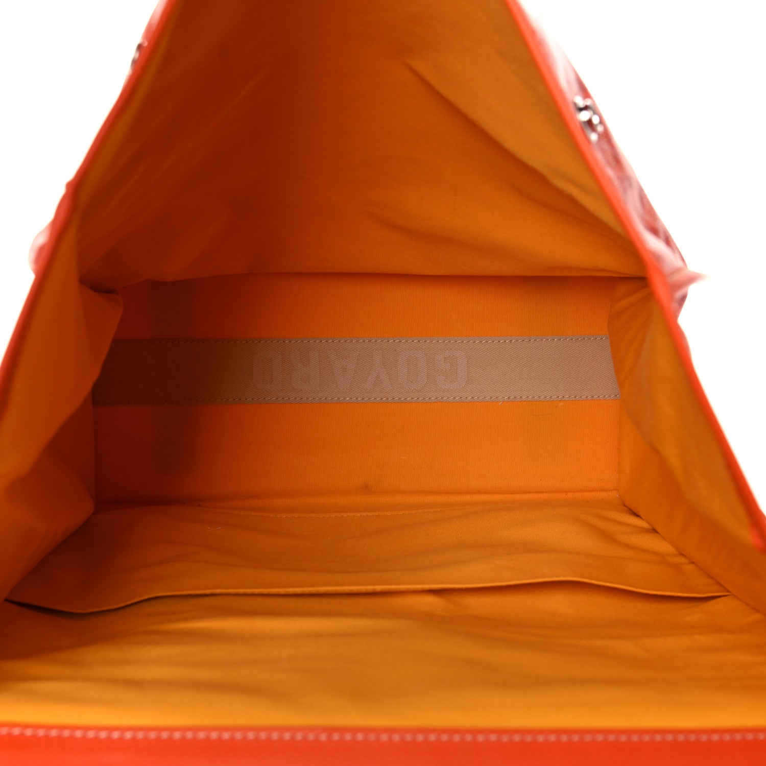 Goyard Goyardine Saint Leger Soft Briefcase Backpack Orange 7 of 18