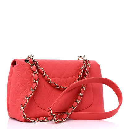 Chanel Caviar Quilted City Walk Flap Coral 3 of 9
