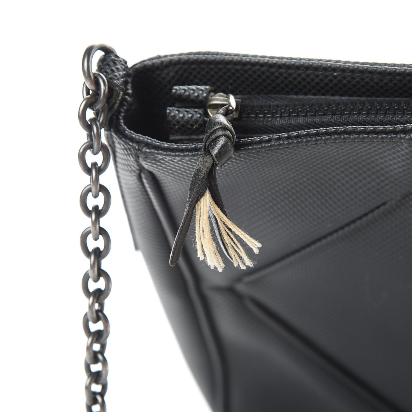 PVC Quilted Tote Black