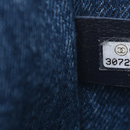 Chanel Denim CC Quilted Mini Square Flap Blue 7 of 11