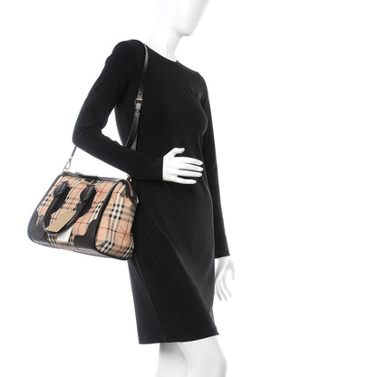 Burberry Haymarket Check Small Gladstone Chocolate 2 of 9