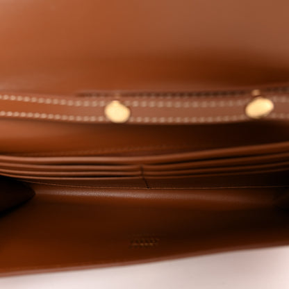 Miu Miu Nappa Wallet On Strap Cognac Orange 5 of 9