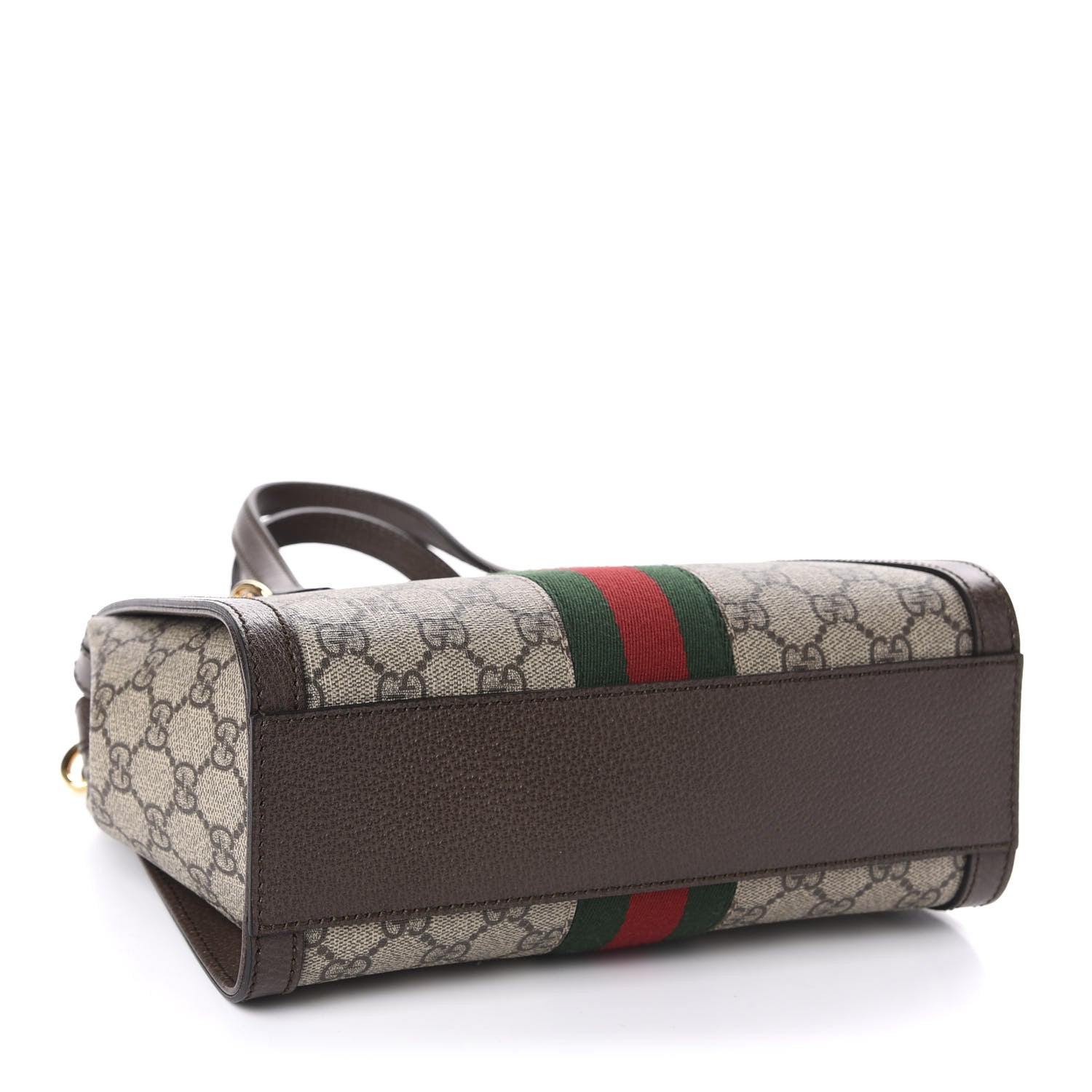 Gucci GG Supreme Monogram Small Ophidia Tote Bag Brown 5 of 12