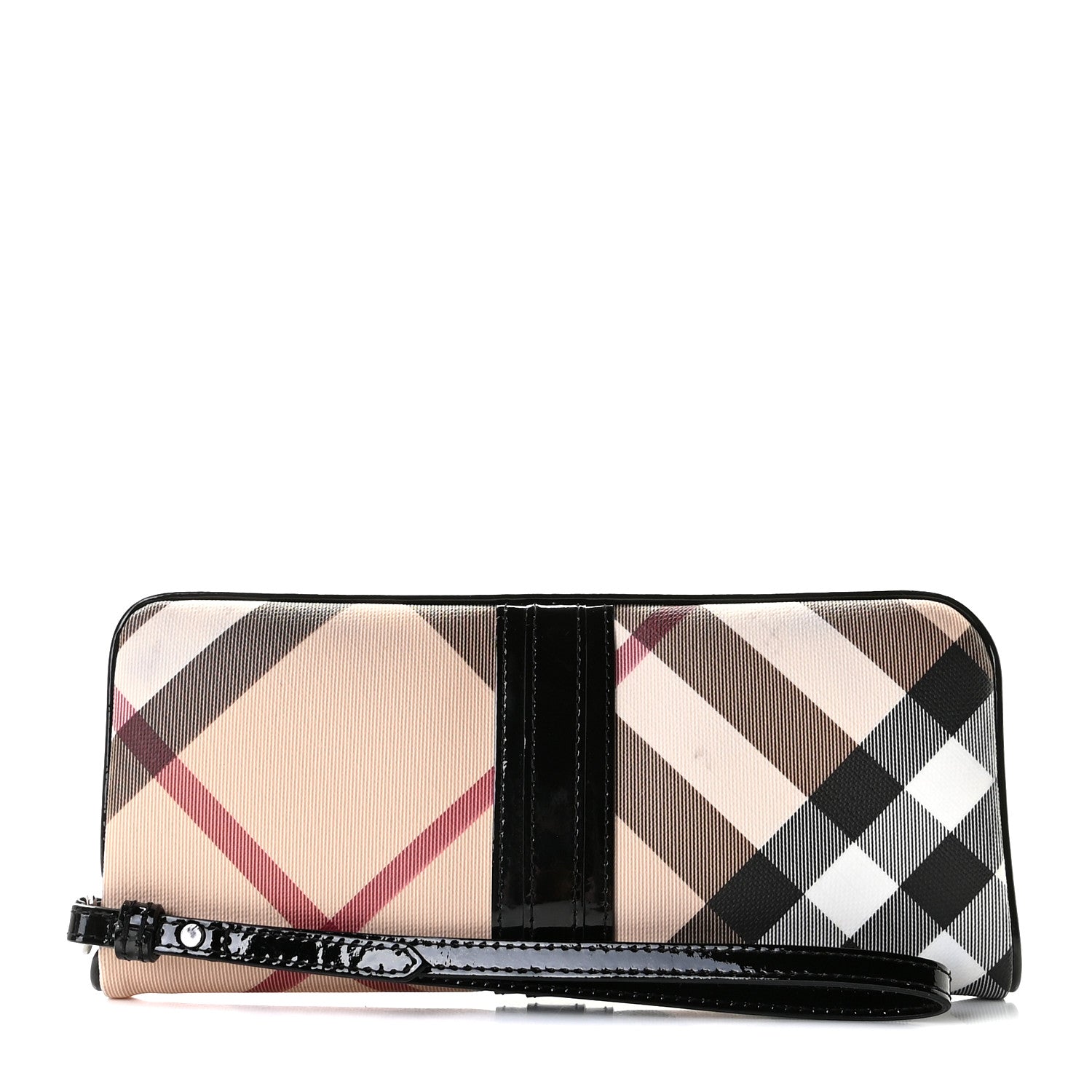 Burberry Nova Check Westmark Foldover Clutch Black 1 of 10