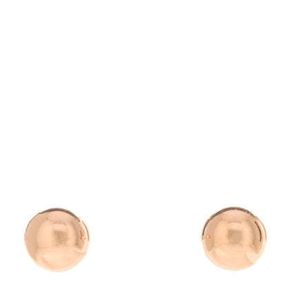 Tiffany 18K Rose Gold 8mm HardWear Ball Earrings 1 of 4