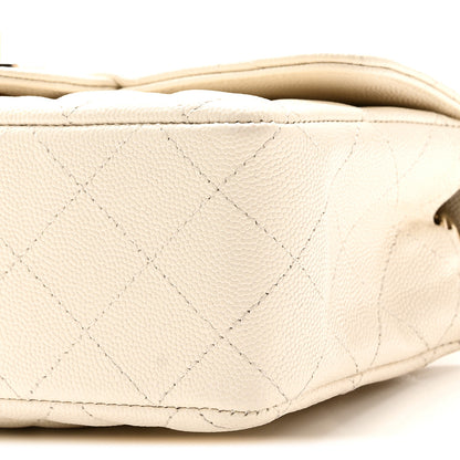 Chanel Caviar Quilted Mini Rectangular Flap White 10 of 11