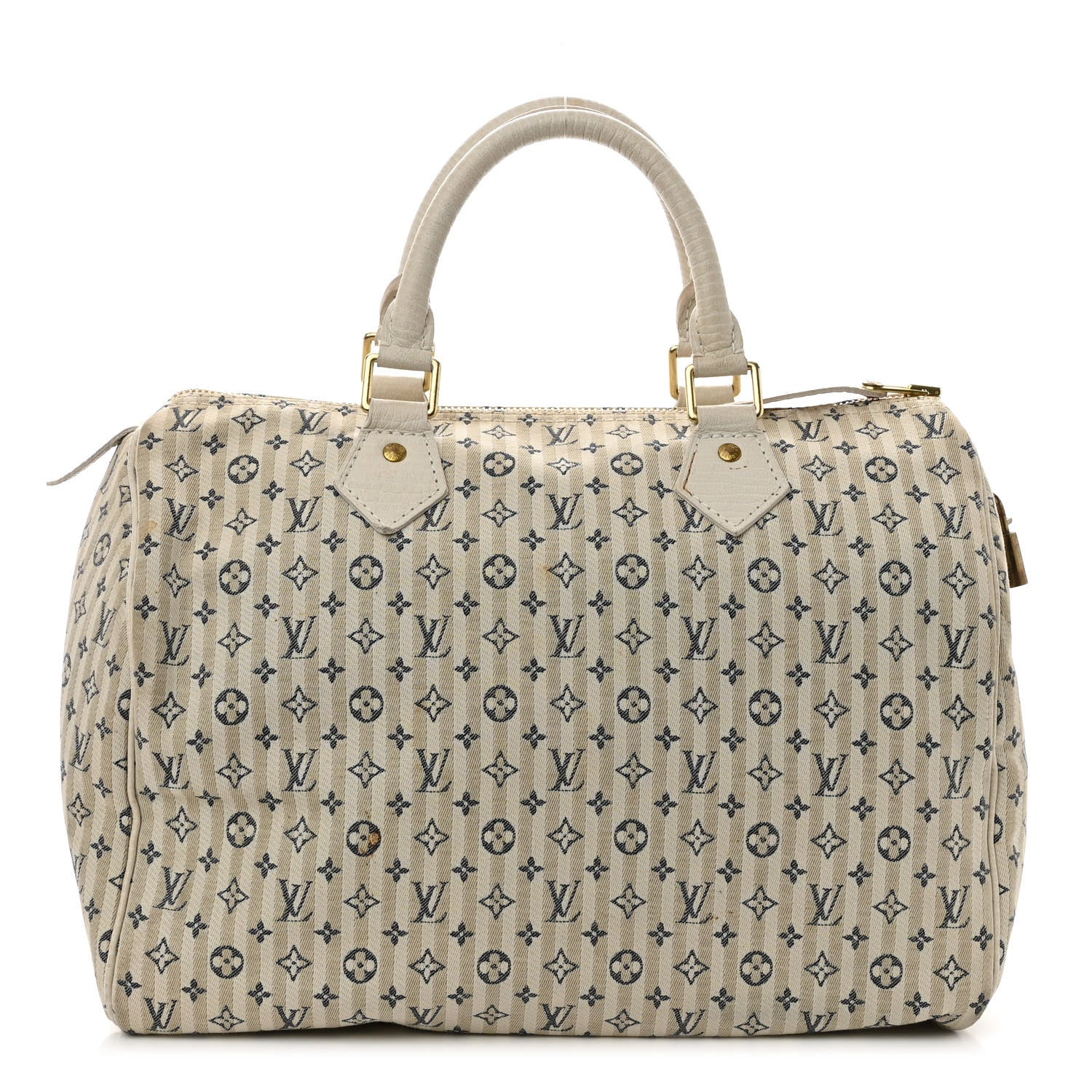 Louis Vuitton Mini Lin Croisette Speedy 30 Blue 1 of 15