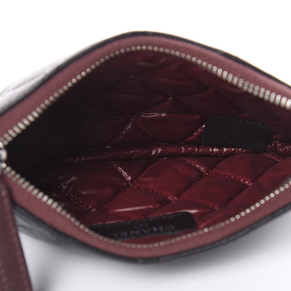 Chanel Lambskin Quilted Small Cosmetic Case Black 5 of 8