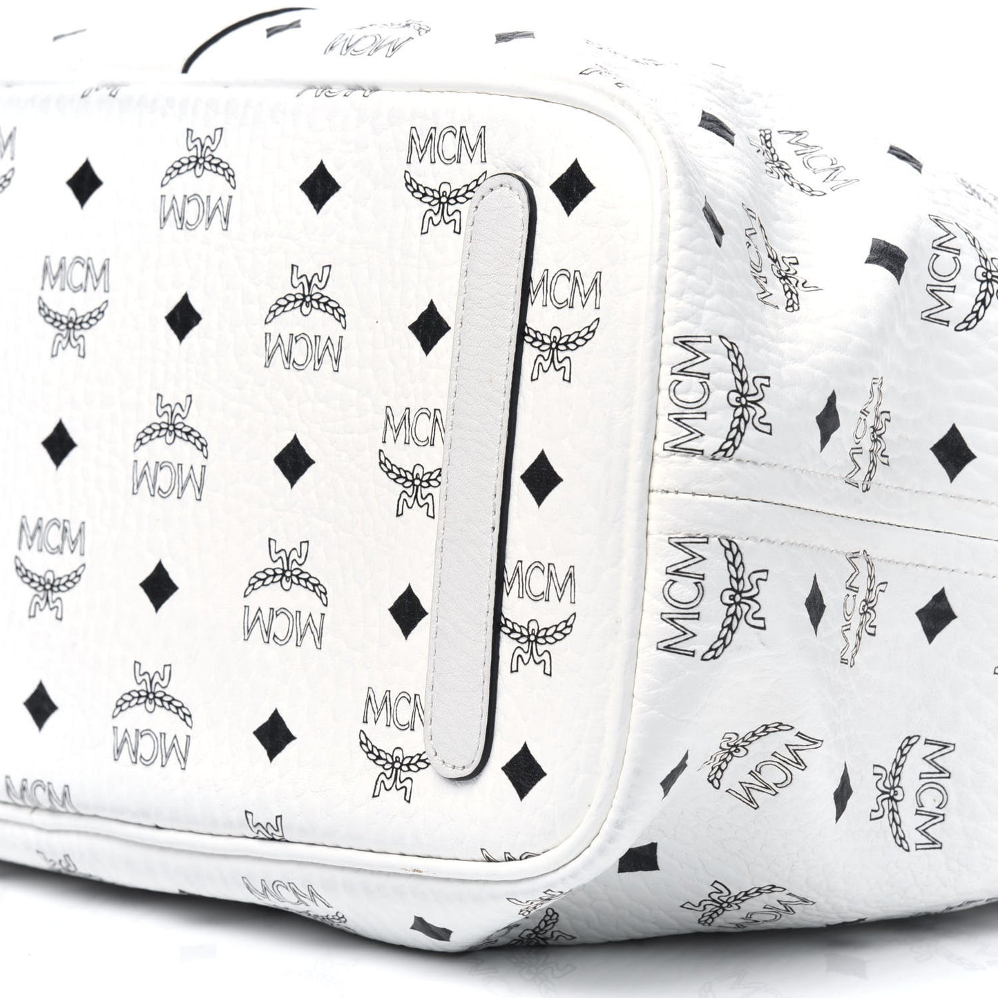 Visetos Medium Liz Reversible Shopper Tote White