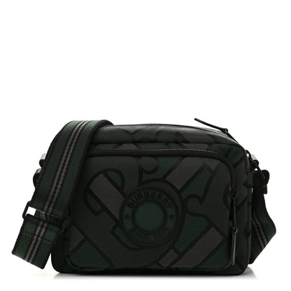 Burberry Canvas Monogram Paddy Messenger Forrest Green 1 of 11