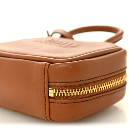 Miu Miu Calfskin Beau Micro Bag Cognac 9 of 9