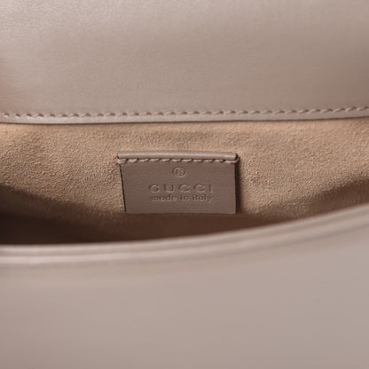 Gucci Calfskin Matelasse Mini GG Marmont Top Handle Shoulder Bag Porcelain Rose 6 of 11