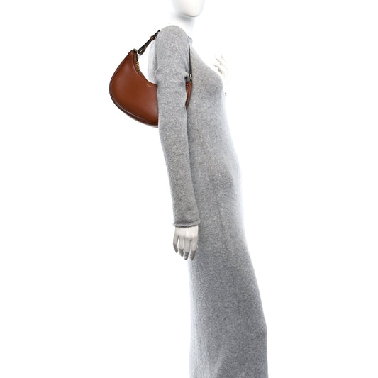 Smooth Calfskin Mini Ava Shoulder Bag Tan