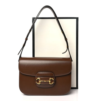 Gucci Azalea Calfskin Horsebit 1955 Shoulder Bag Brown Sugar 13 of 13