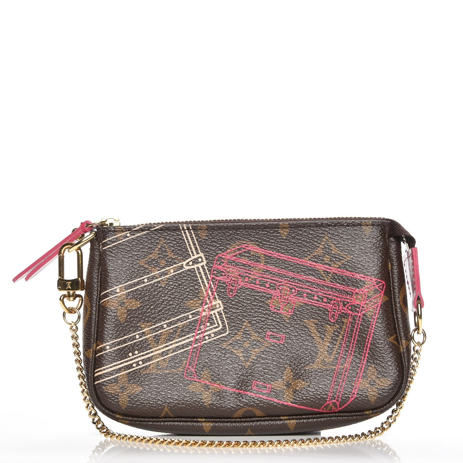 Louis Vuitton Monogram 2014 Christmas Animation Mini Pochette Accessories 1 of 7