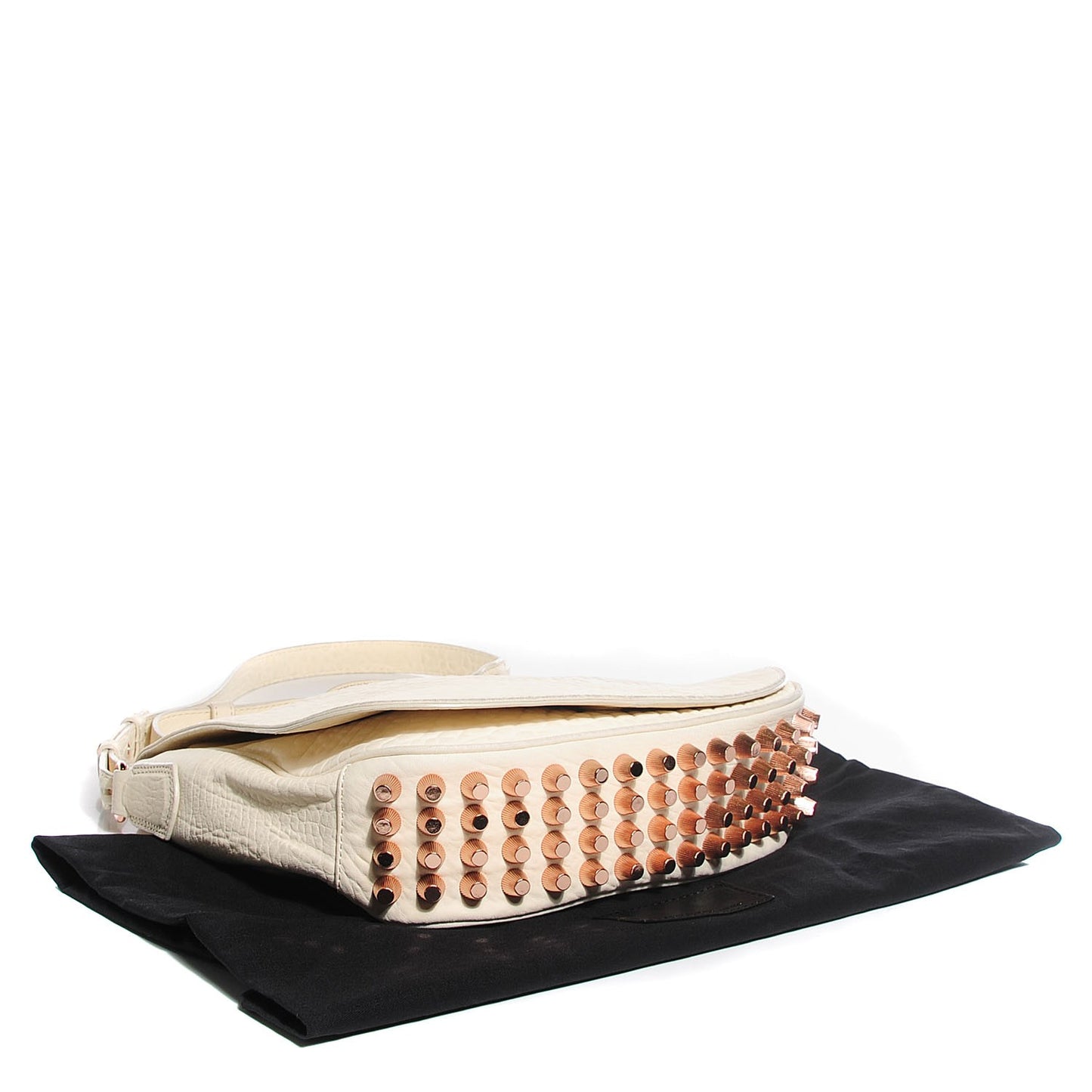 Pebbled Lambskin Lia Sling Opaline Rose Gold Hardware