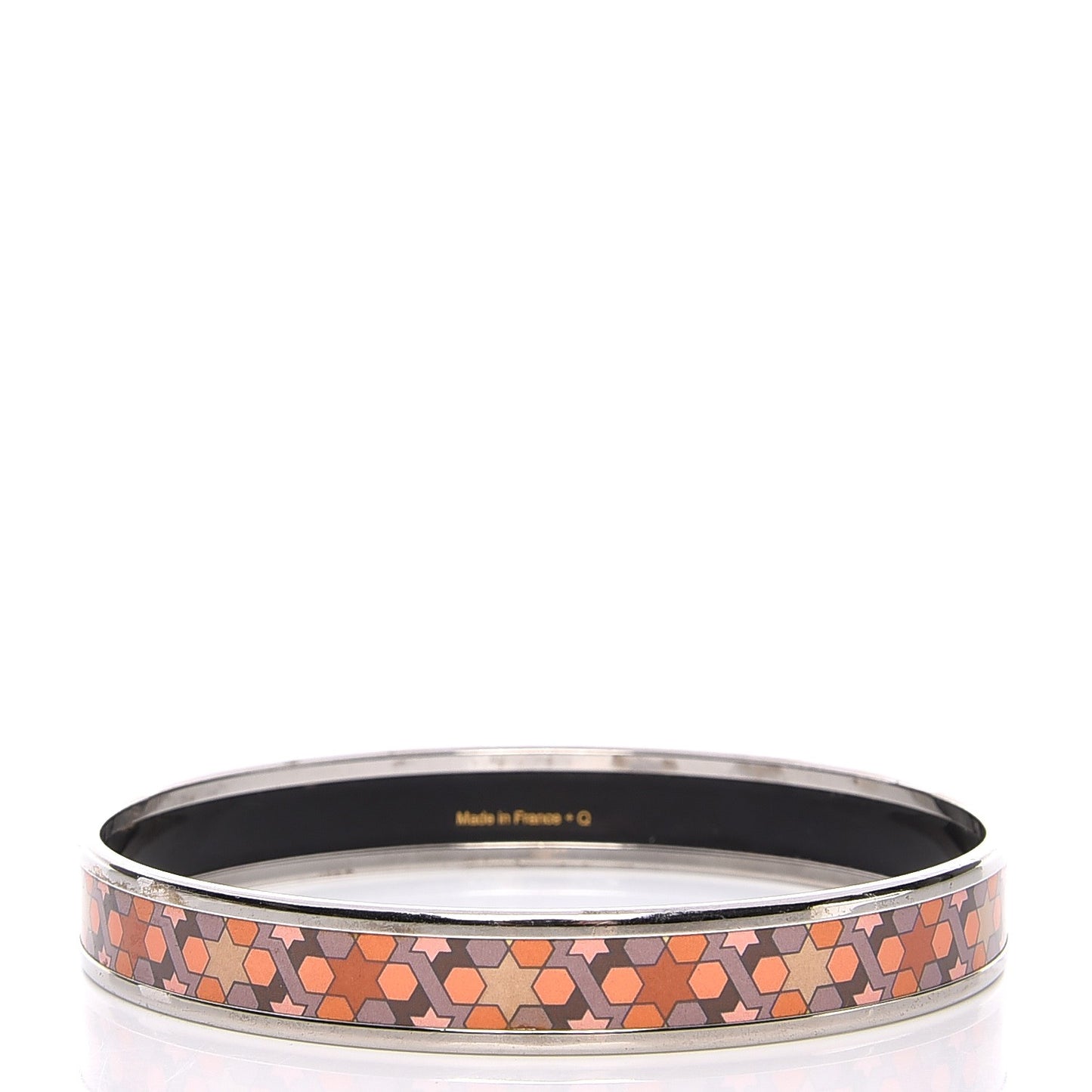 Enamel Printed Narrow Rose de Compas Bracelet 70