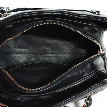 Chanel Lambskin Timeless Shopping Tote Navy Blue 5 of 7