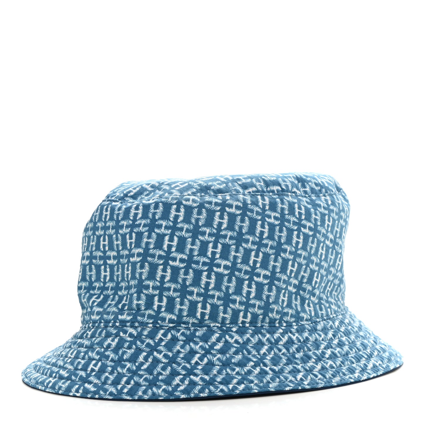 Cotton Bob Raoul Reversible Bucket Hat Indigo