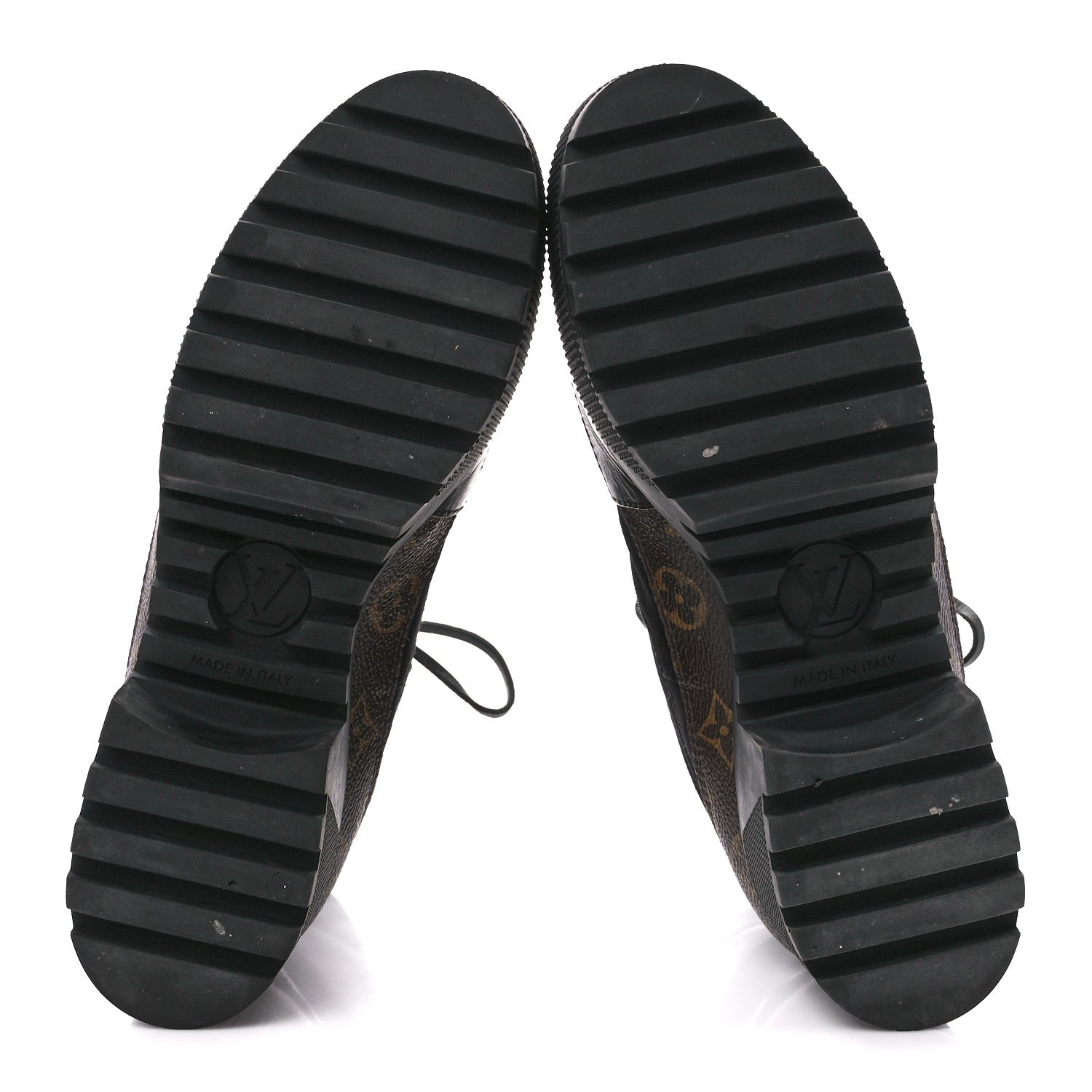 Louis Vuitton Suede Calfskin Monogram Laureate Platform Desert Boots 40 Black 5 of 8