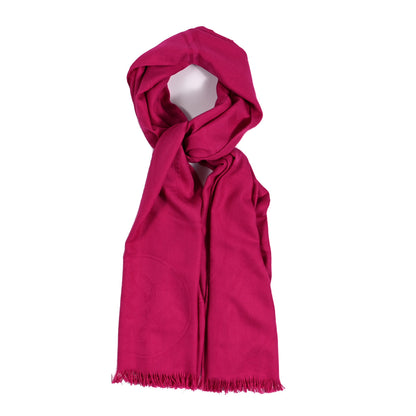Hermes Cashmere Silk New Libris Stole Pourpre 1 of 3