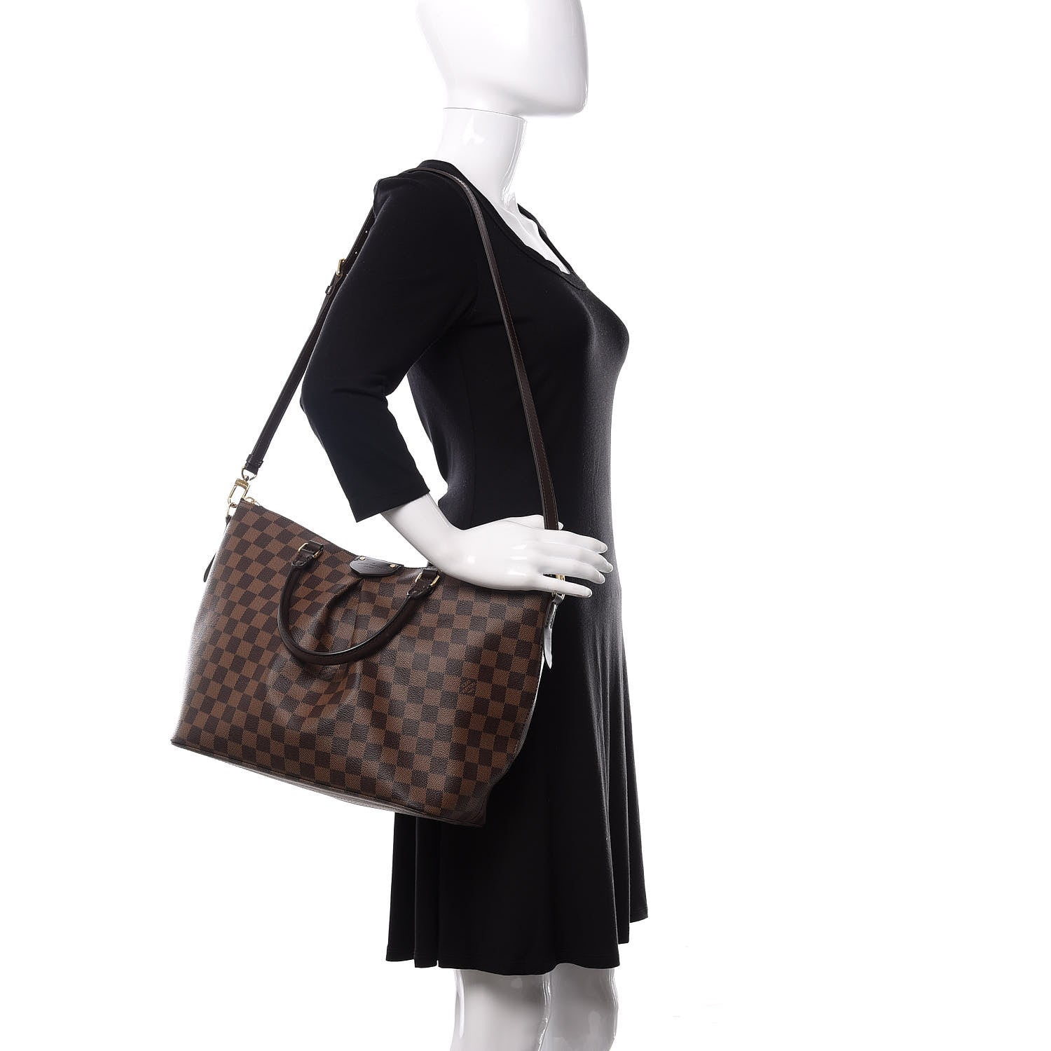 Louis Vuitton Damier Ebene Siena GM 2 of 11