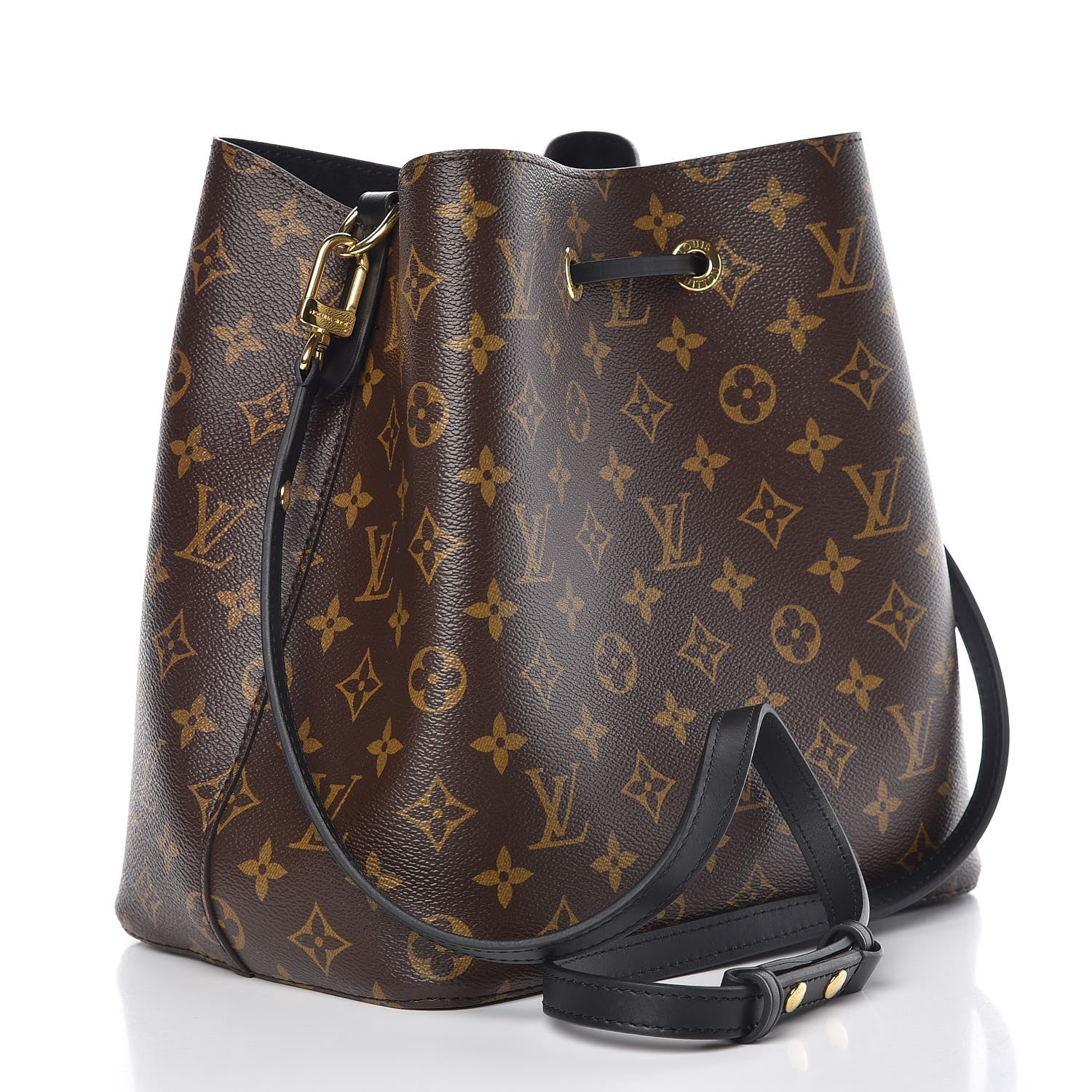 Louis Vuitton Monogram Neonoe MM Black 3 of 10
