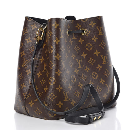 Louis Vuitton Monogram Neonoe MM Black 3 of 10
