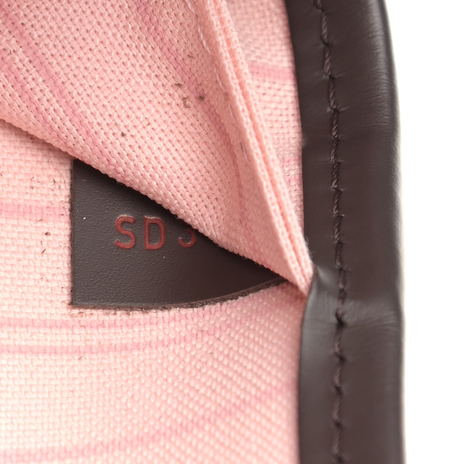 Louis Vuitton Damier Ebene Neo Neverfull MM Rose Ballerine 8 of 12