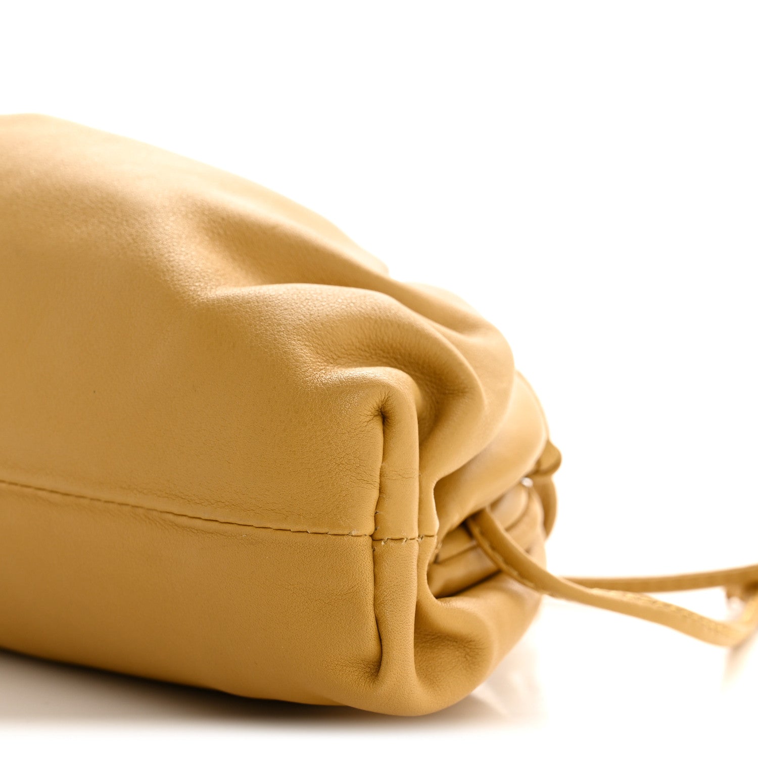 Bottega Veneta Butter Calfskin The Mini Pouch Butterscotch 10 of 12