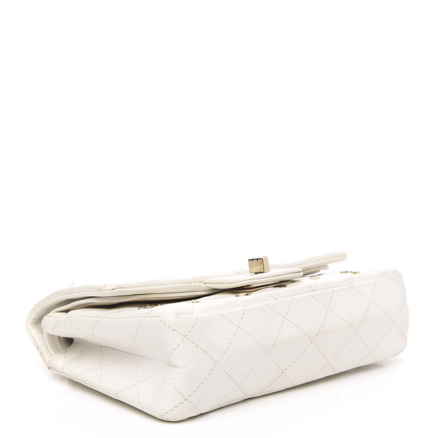 Chanel Calfskin CC Punk 2.55 Reissue 224 Flap White 4 of 14