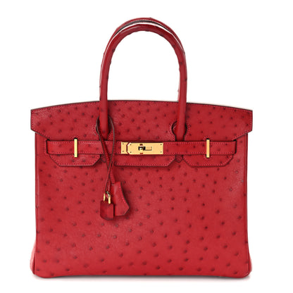 Hermes Ostrich Birkin 30 1 of 12