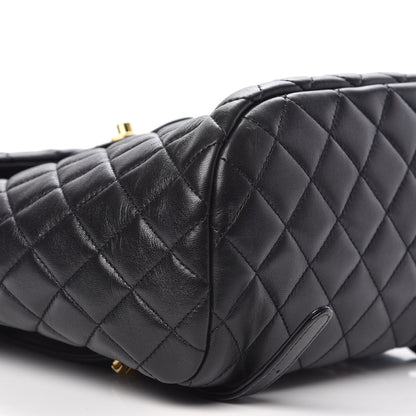 Chanel Lambskin Quilted Small Urban Spirit Backpack Black 6 of 10