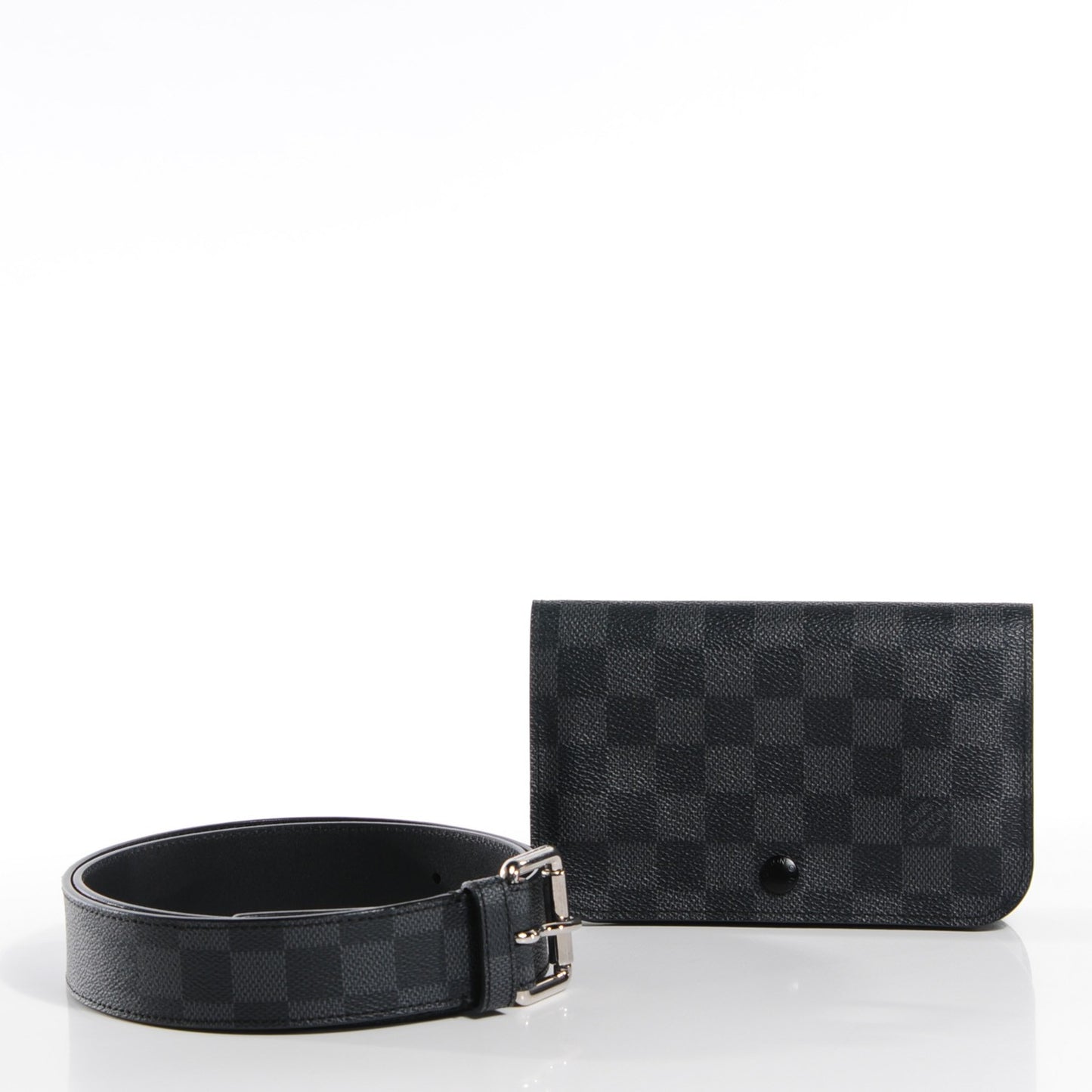 Damier Graphite Pouch Belt 90 36