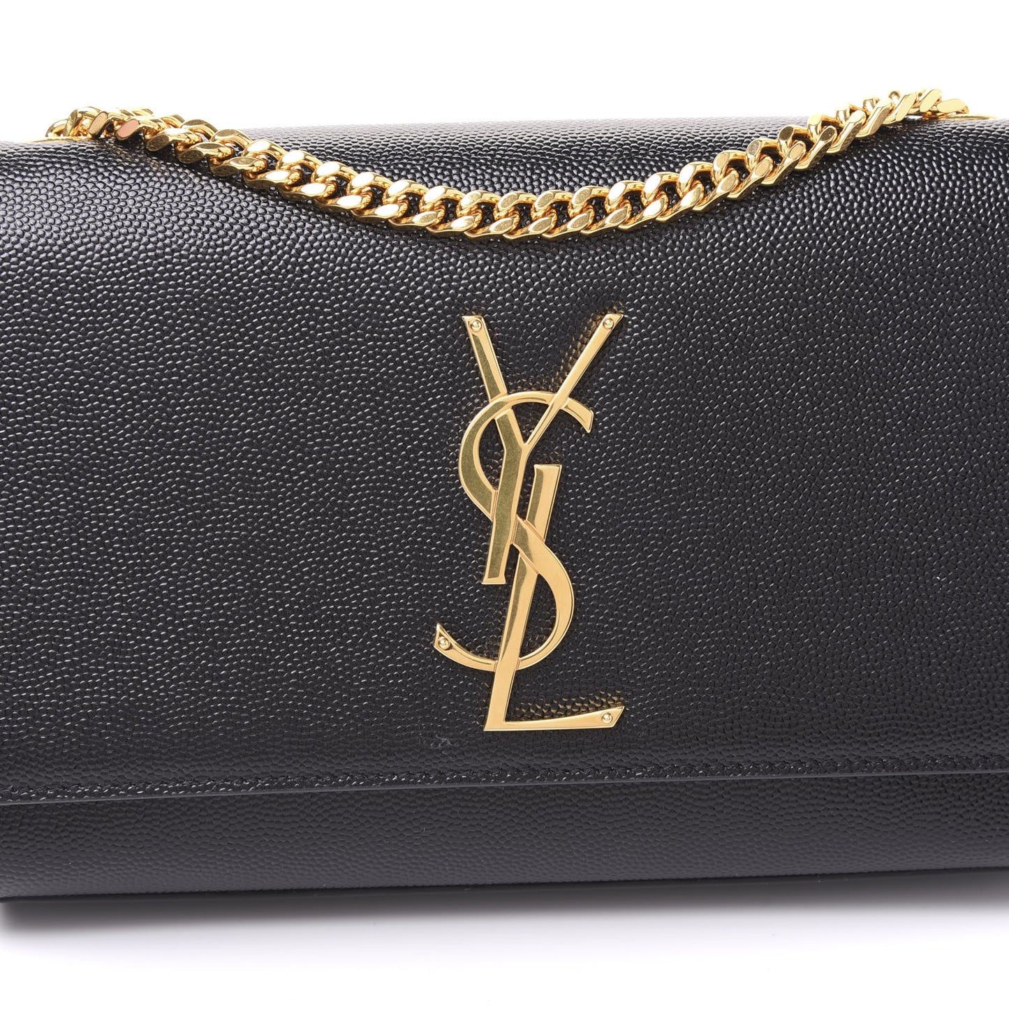 Grain De Poudre Small Monogram Kate Satchel Black