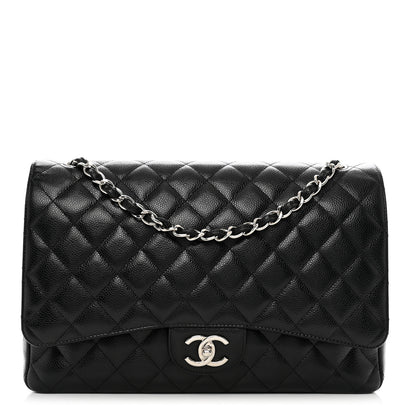 Chanel Caviar Quilted Jumbo Double Flap Black 1 of 11