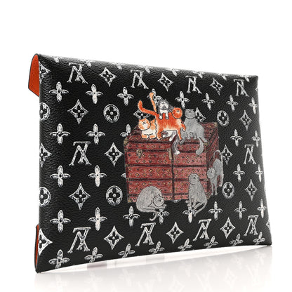 Louis Vuitton Catogram Kirigami Pochette Set Black 4 of 12