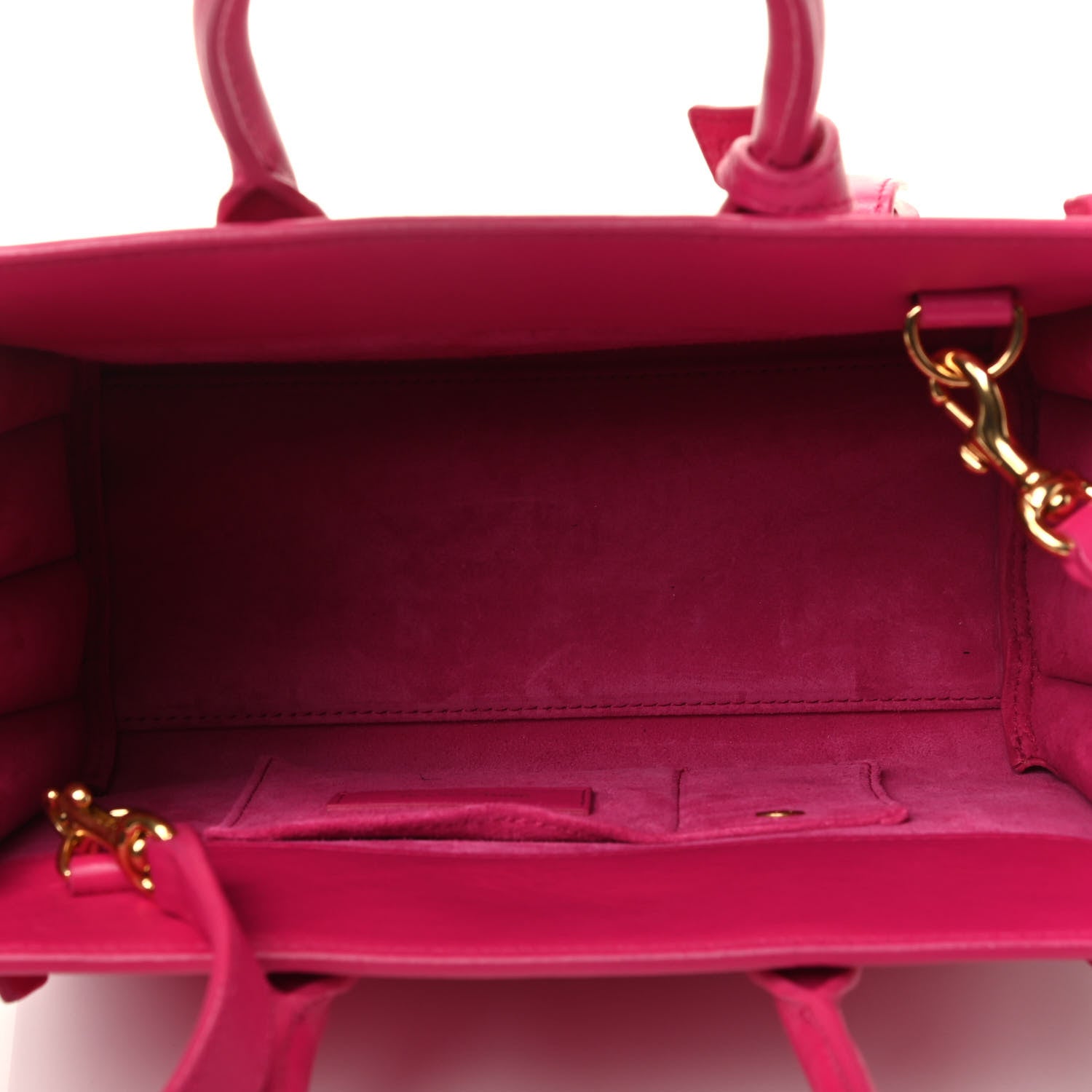 Saint Laurent Calfskin Nano Sac De Jour Lipstick Fuchsia 3 of 3