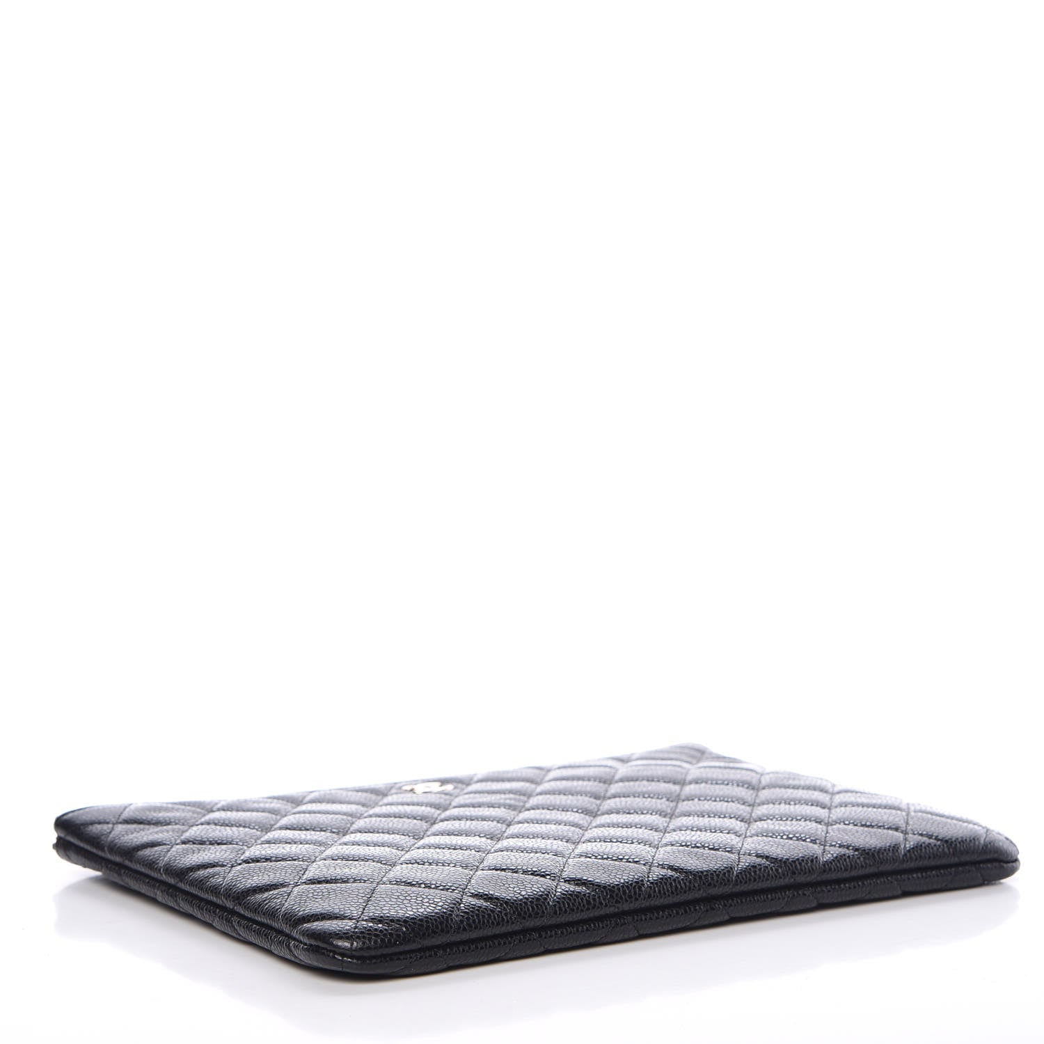 Chanel Caviar Quilted Medium Cosmetic Case Black 4 of 8