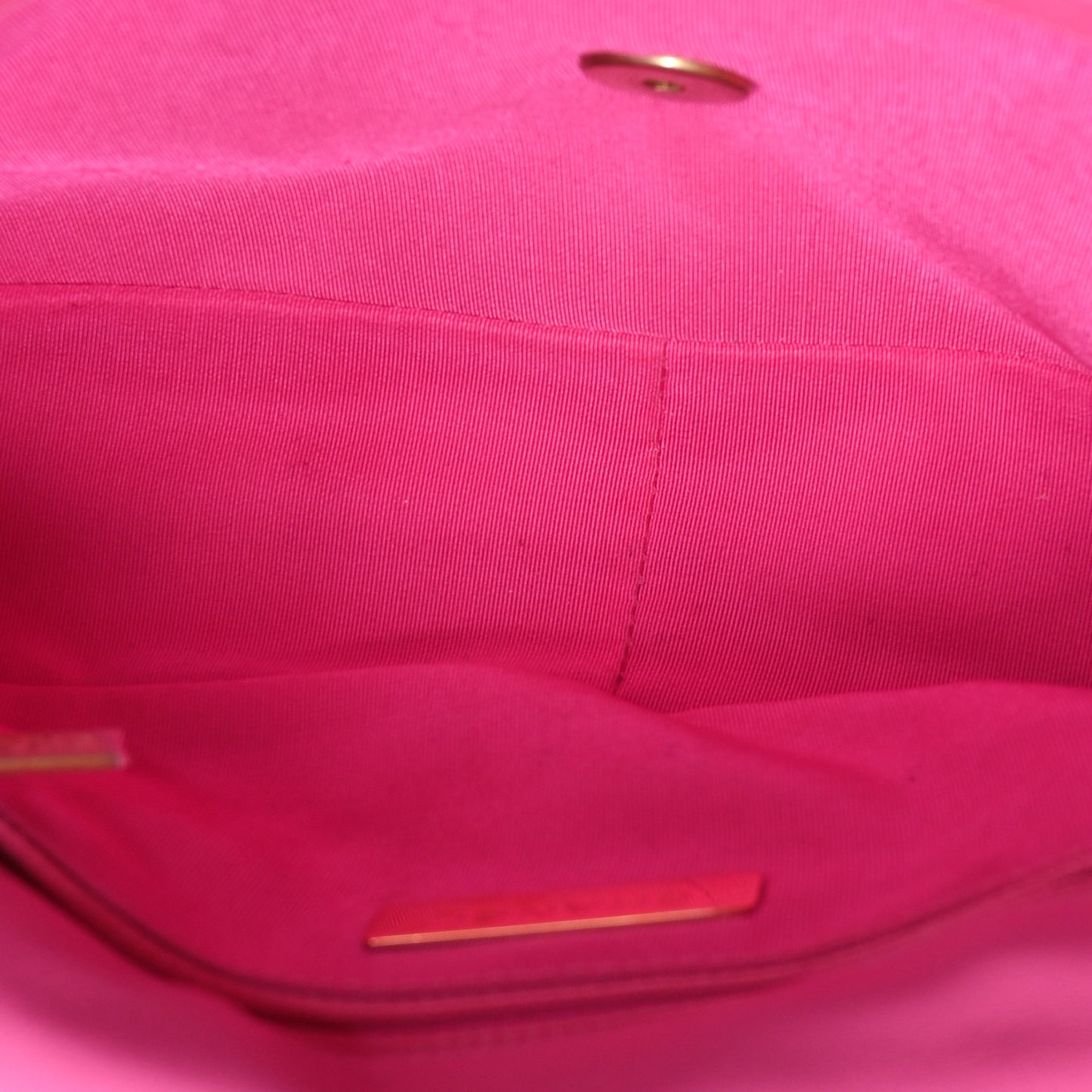 Lambskin Quilted Medium Chanel 19 Flap Neon Pink