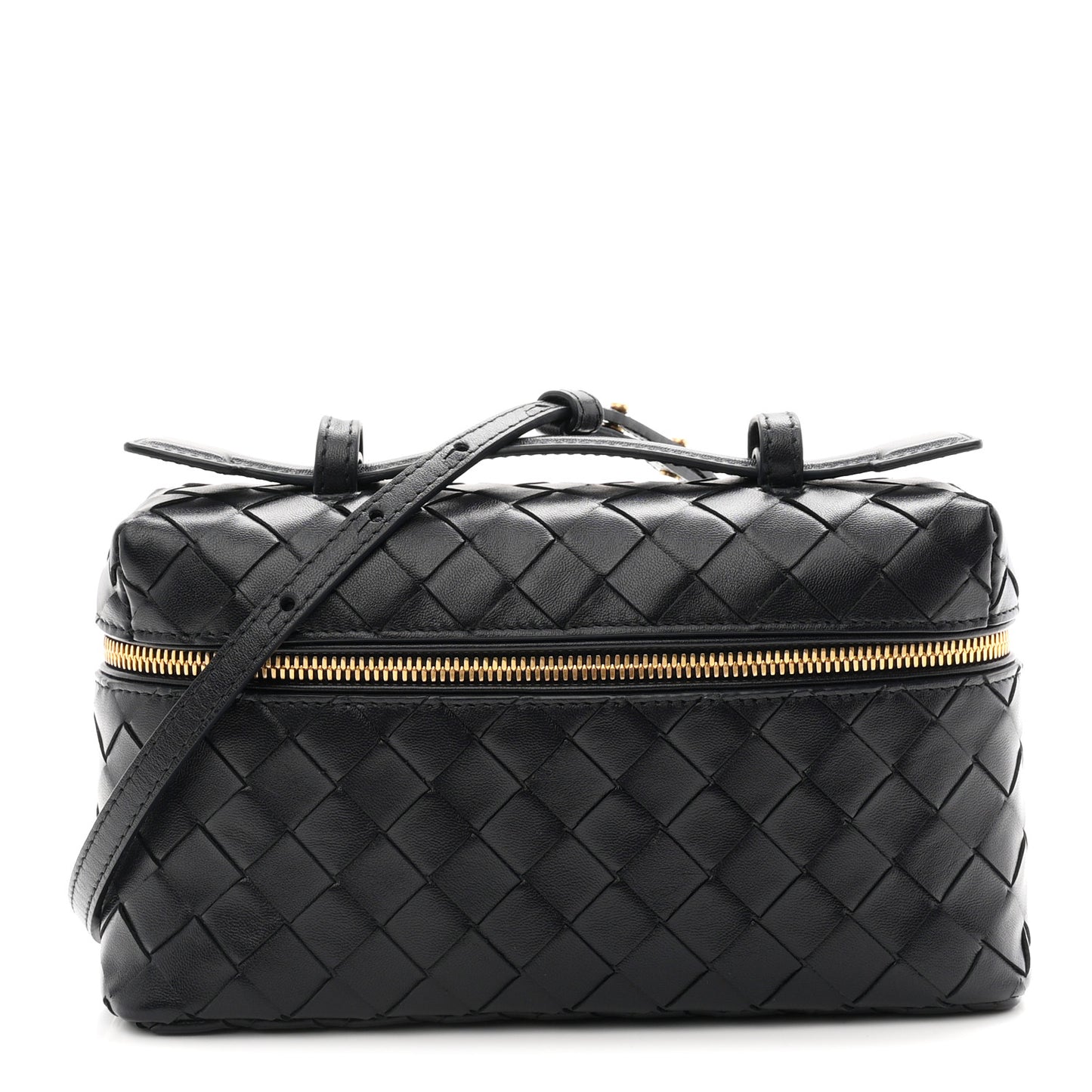 Calfskin Intrecciato Bang Bang Vanity Case Nocturnal
